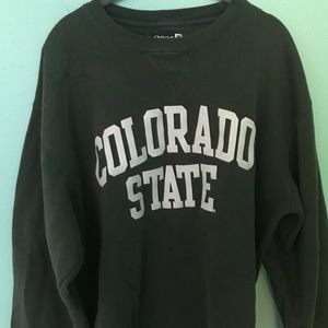 Colorado State Crew Neck Sweater (Unisex)